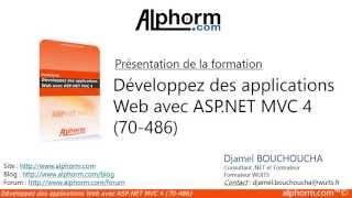 alphorm.com | Présentation de la Formation ASP.NET MVC 4  70-486