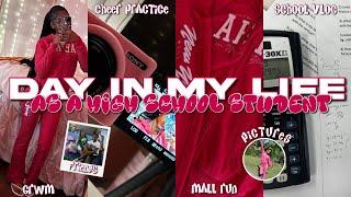 DAY IN MY LIFE AS A HIGH SCHOOL STUDENT |grwm, school vlog, cheer practice, mall run, + more!