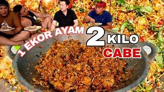 1 KILO AYAM RW DENGAN 2 KILO CABE TERPEDAS