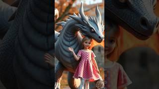 " Discovering Magic: A Tiny Dragon in the Palm of a Little Girl's Hand "#shorts #trend