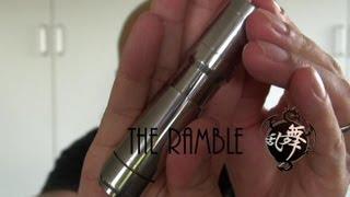 Japan made high quality mechanical mod, "The Ramble"