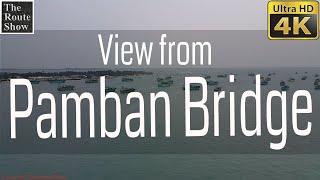 View from Pamban Bridge, Rameshwaram | 4K video