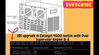 Catalyst 4500 IOS upgrade on Dual Supervisor 8-E