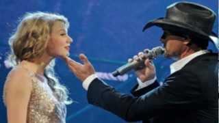 Tim McGraw Ft Taylor Swift Highway Don't Care Live Grammys 2014