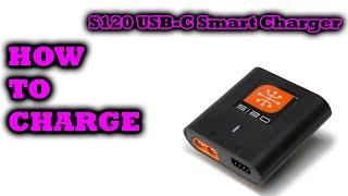 How to charge a battery with the Spektrum S120 battery charger