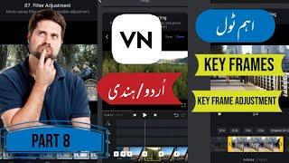 How to use key frames in VN video editor ||learn with affi ||