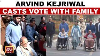 Delhi Elections Voting Day 2025: Arvind Kejriwal Casts Vote With Family In Delhi | India Today News