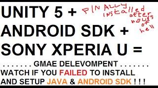 HOW I SET UP ANDROID SDK IN UNITY 3D ( UNITY 5 ) ! Tutorial !