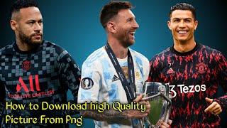 How To Download HD Football Player PNG | How To Get High Quality Football Players PNG