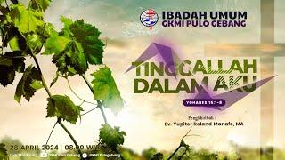 Ibadah Umum GKMI PULO GEBANG | Minggu, 28 April 2024 | [LIVE STREAMING]