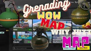 Grenade Map  in PUBGMOBILE maker|why|jutt bro in wow MAPS EPISODE 9