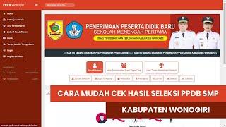 Cara Mudah Cek Hasil Seleksi PPDB Online SMP