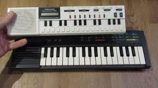 Let's try my $5 thrift store Yamaha PortaSound PSS-30 keyboard from 1987