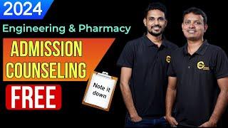 Free Counseling Engineering and Pharmacy admission 2024 |