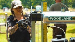 Milling Cedar Siding for Off Grid TINY HOUSE with Sawyer Ridge Farm! Woodland Mills HM122