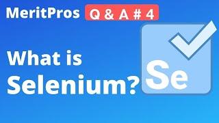 What is Selenium? | Selenium Components | Selenium Basics For Beginners | MeritPros Q & A # 4