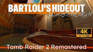 Tomb Raider 2 Remastered - Bartoli's Hideout Walkthrough PS5 4k (Modern Controls)