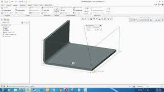 REMASTERING OF SHEET METAL IGES, STEP FILE INTO PARAMETRIC MODEL USING CREO