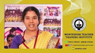 Team Educational Institution - Montessori Teacher Training Institution in Chennai -Tamilnadu - India