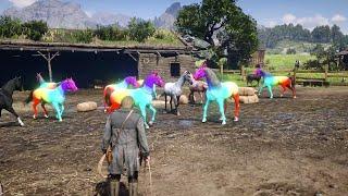 ARTHUR FOUND VERY BEAUTIFUL HORSES - Rdr2 gameplay