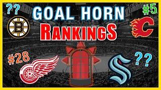 Ranking NHL GOAL HORNS! (2022-23 Season) @EliteGoalHorns