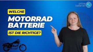 Welche Motorradbatterie ist die richtige?