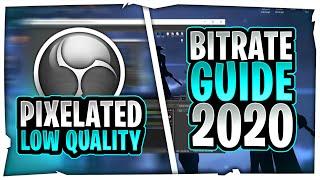 OBS Recording Bitrate Guide (Pixelated, Low Quality) Easy Fix