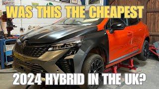 REPAIRING A CRASH DAMAGED 2024 HYBRID PHEV CLIO SALVAGE