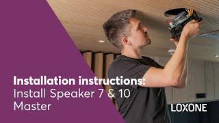 Installation instructions: Install Speaker 7 & 10 Master