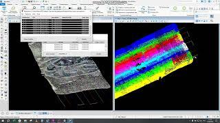 Обработка облака точек лидара DJI l1 Модуль TerraScan MicroStation