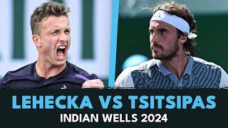 Jiri Lehecka Upsets Stefanos Tsitsipas!  | Indian Wells 2024 Highlights