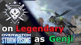 Overwatch - Legendary Victory in Storm Rising as Genji