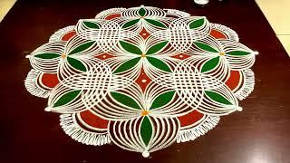 Easy 3*3 big padikolam designs| Simple muggulu designs| easy rangoli designs| Beginners kolam