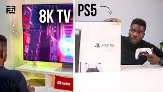 PS5 UNBOXING & REVIEW + 8K GAMING?! IT'S CRAZY!