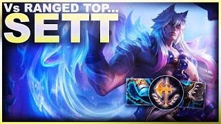 OH BOY... RANGED TOPS ARE ANNOYING Vs SETT! | League of Legends