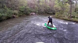 Whitewater Paddle Boarding A Creek: Back on Board: E4 S1