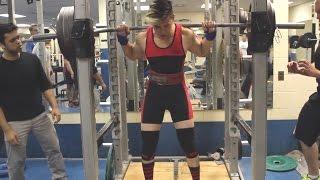 SQUATS: MOCK POWERLIFTING MEET 83kg class @UW