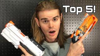 NERF TOP 5 BEST Nerf PISTOLS Of All Time!