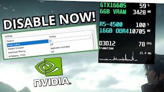 NEVER DISABLE THIS OPTION IN NVIDIA CONTROL PANEL| NVIDIA Image Scaling - NIS️