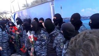 Ukraine War - Crimea welcomes riot cops after murdering Euromaidan protesters