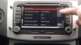 ▶VW navigation RNS 510 Firmware Update 5274 , Aktualizacja nawigacji systemu.