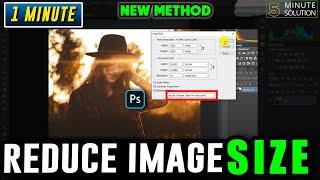 How to reduce image mb size in photoshop 2024