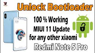 Redmi Note 5 Pro How To Unlock Bootloader | Full Easy Method  On MIUI 11  