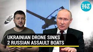 Ukraine's lethal Bayraktar TB2 drones sink two Russian Raptor boats; Kyiv releases dramatic video