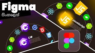 Figma  UI/UX design Prototype tutorial: How to create an animating website using Figma (Sinhala) ‍