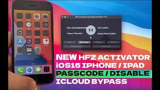New HFZ Passcode Premium icloud Bypass iOS15 for checkm8 pwnDFU devices no jailbreak