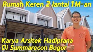 Rumah Keren 2 Lantai Karya Arsitek Hadiprana Di Summarecon Bogor