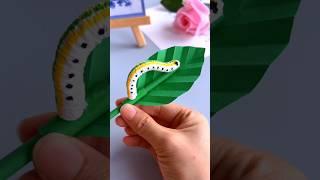 Moving Caterpillar making from tissue paper