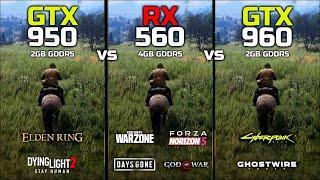 GTX 950 vs GTX 960 vs RX 560 | Test In 8 Games