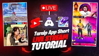 Turnip App Se Short Live Kaise Kare | How To Live Stream With Turnip App